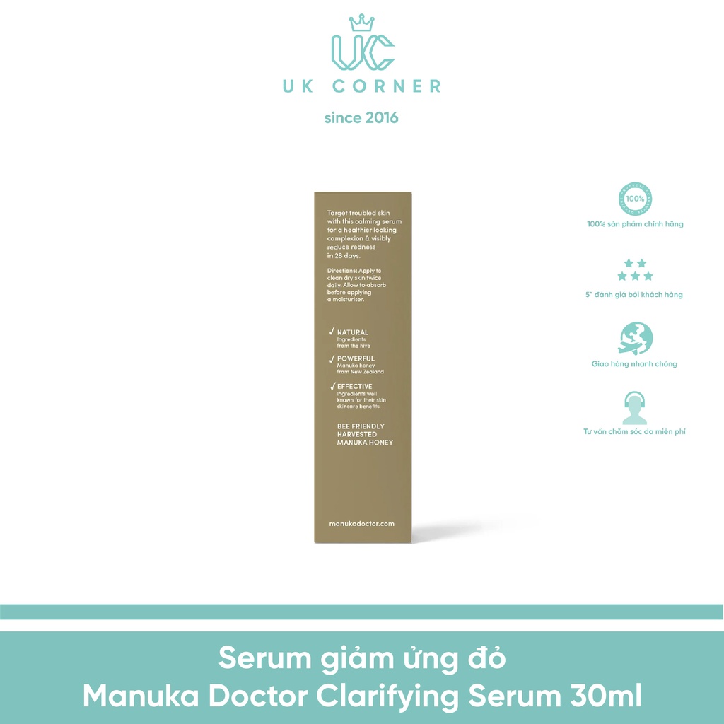 Serum giảm ửng đỏ Manuka Doctor Clarifying Serum