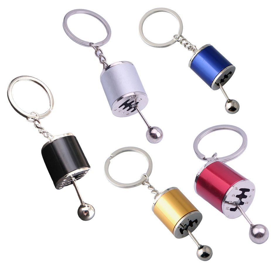 Móc Khóa Kim Loại Hình Đầu Cần Số Xe Hơi Thời Trang