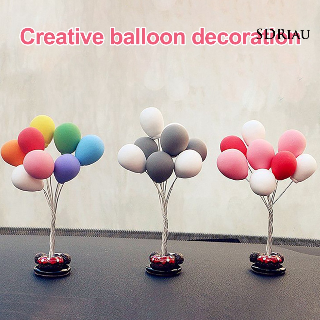 Phụ kiện hình bóng bay đáng yêu lãng mạn dùng trang trí nội thất xe hơi