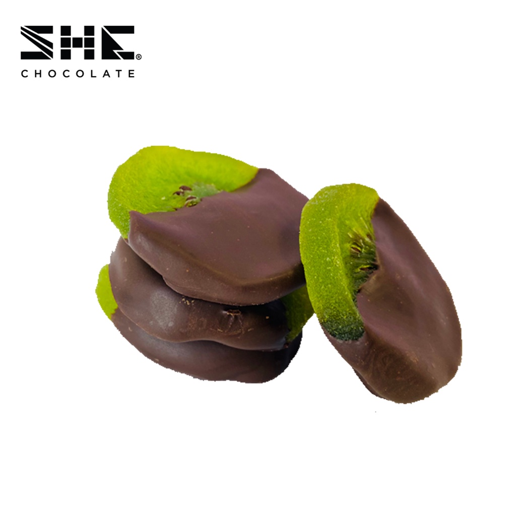 [COMBO 2 Hũ X 120GR] Kiwi nhúng Socola - SHE Chocolate - Sự kết hợp đây mới lạ và thơm ngon, ăn vặt và quà tặng đặc biệt