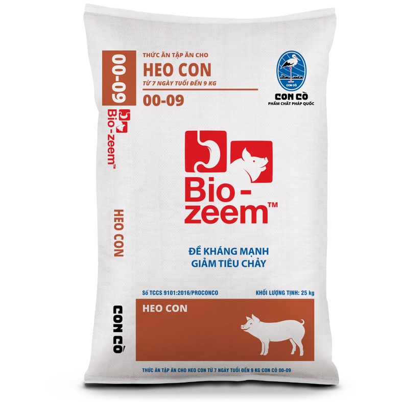 C00 - 09 - Thức ăn tập ăn cho heo con từ 7 ngày tuổi - 9kg