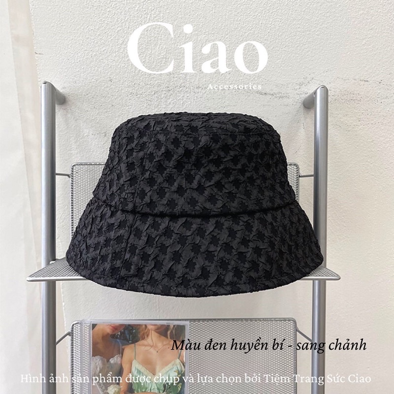 [HOT TREND] Nón tai bèo hoạ tiết ren phong cách hàn xinh xắn Ciao accessories