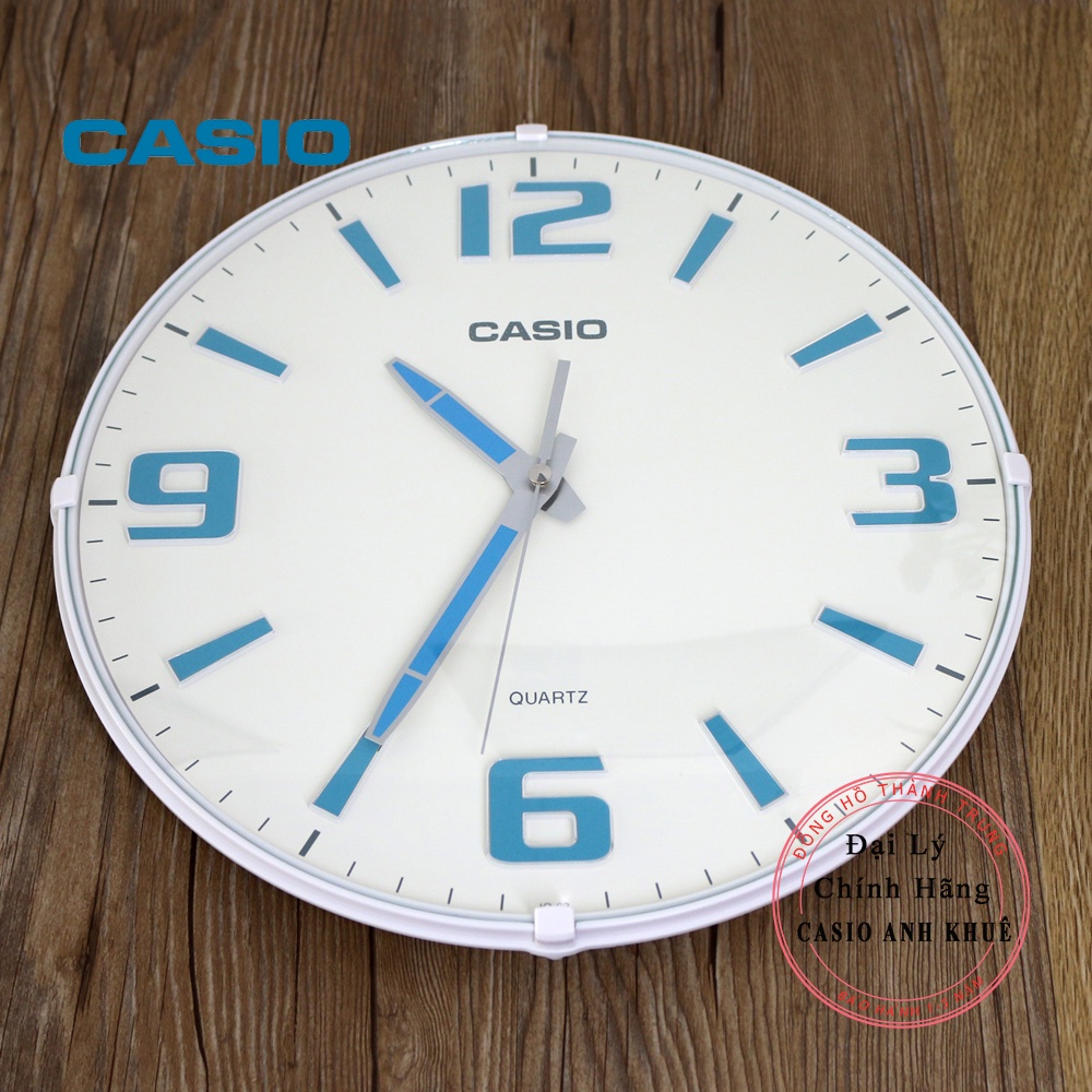 Đồng hồ treo tường Casio cỡ lớn IQ-63-7DF có dạ quang