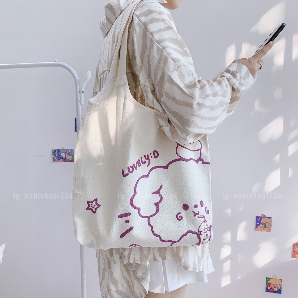 Túi Tote Lovely Mã TT015 ( ẢNH THẬT)