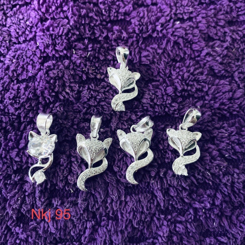 MẶT DÂY CHUYỀN NỮ BẠC TA HÌNH HỒ LY