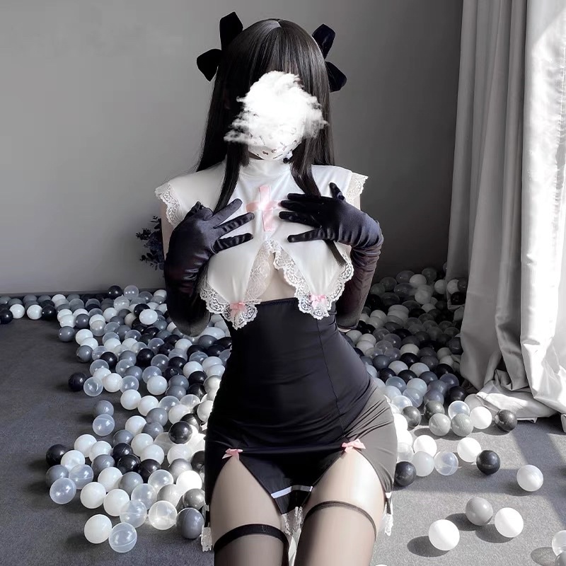 MY9102 Váy Đồng Phục Hầu Gái UwU Dễ Thương - Cosplay Nữ Sinh Nhật Bản Dễ Thương | BigBuy360 - bigbuy360.vn