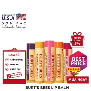 Son dưỡng không màu Burt's Bees 4.25g (có hương)
