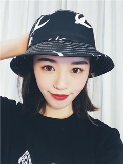 Mũ bucket hoạ tiết