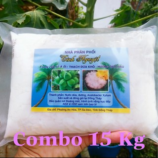 Combo 15 kí Thạch dừa thô Bến Tre (tặng kèm hương tự chọn)