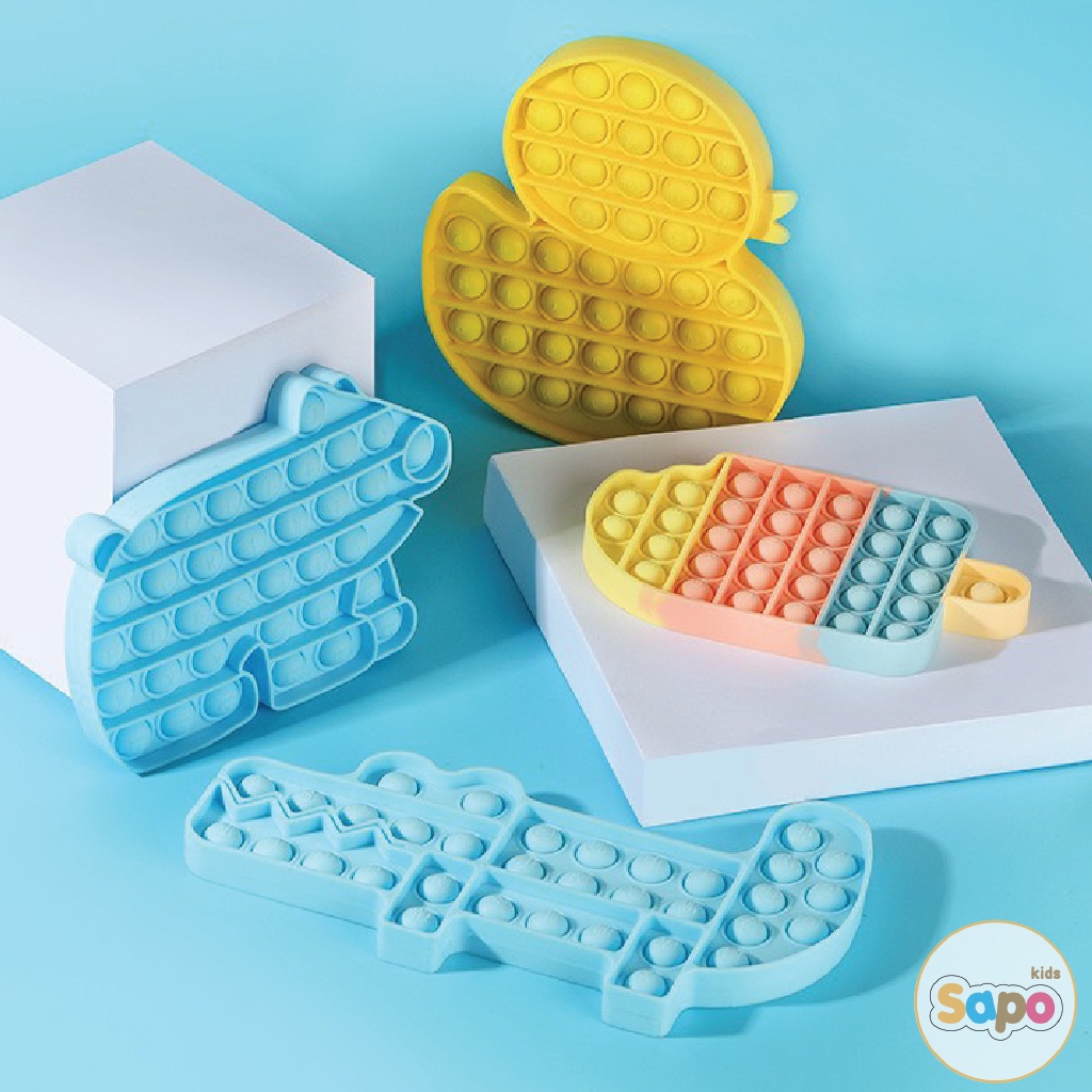 Pop it Đồ Chơi Bấm Bong Bóng Giải Toả Căng Thẳng Cho Cả Nhà Nhiều Mẫu Dễ Thương SAPO KIDS