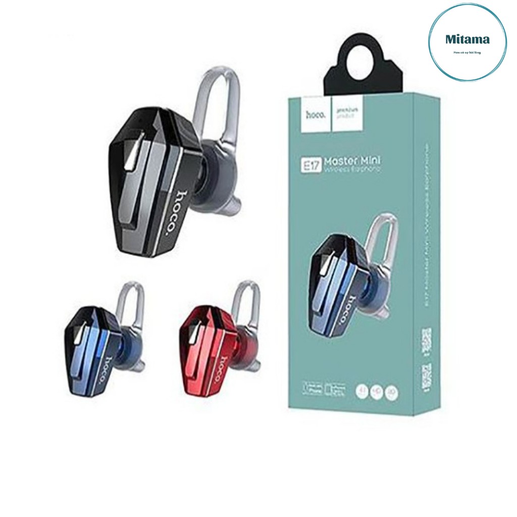 Tai nghe bluetooth nhét tai mini Hoco E17 V4.1 chính hãng, bảo hành 12 tháng