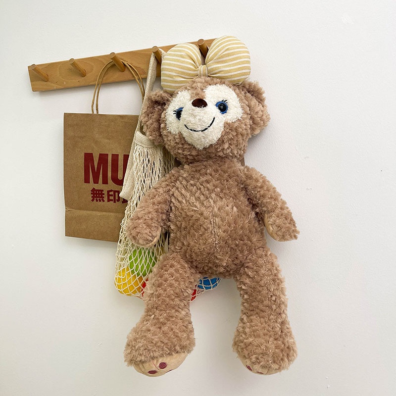 Túi Đeo Chéo Hình Gấu Duffy Nhồi Bông Mềm Dễ Thương Thời Trang Thu Đông Cho Nữ