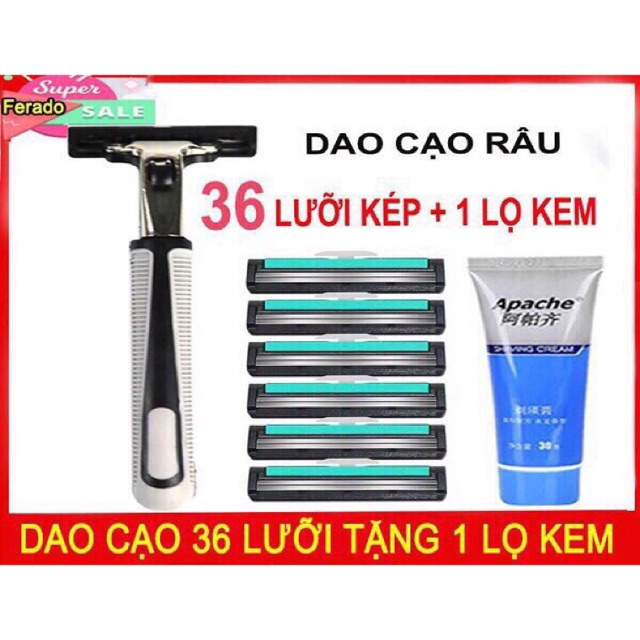Bộ dao cạo râu 36 lưỡi