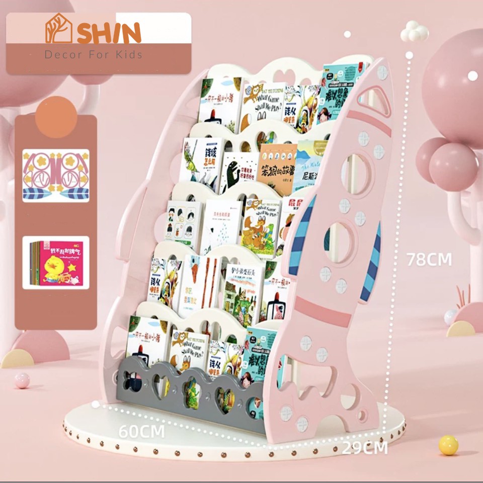 Kệ sách kệ sách trẻ em tên lửa