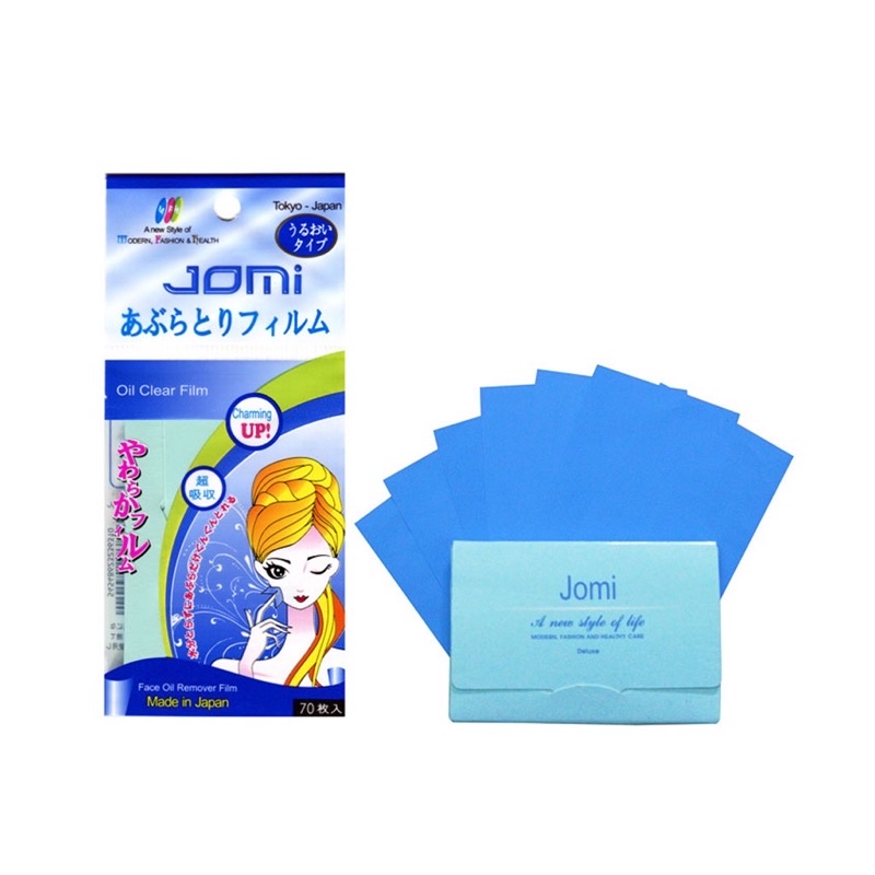 Giấy Thấm Dầu Jomi &amp; Chuchubaby Oil Blotting Film An Toàn Cho Da, Mềm Mại