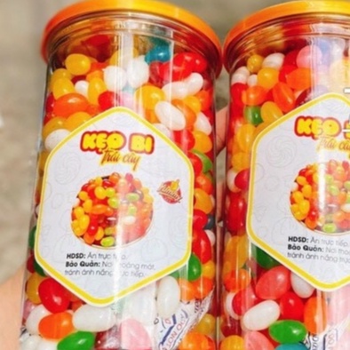 Kẹo bi trái cây hũ 500gr