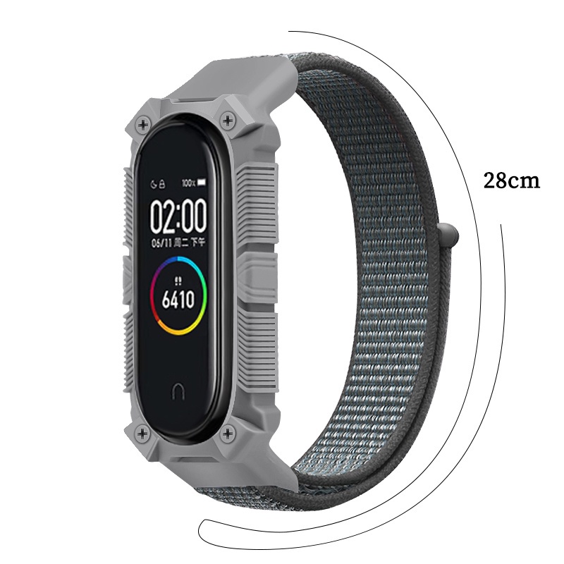 Dây Đeo Sợi Nylon Cho Đồng Hồ Thông Minh xiaomi Mi band 6 5 4 3 3 xiaomi Miband 6 5 4