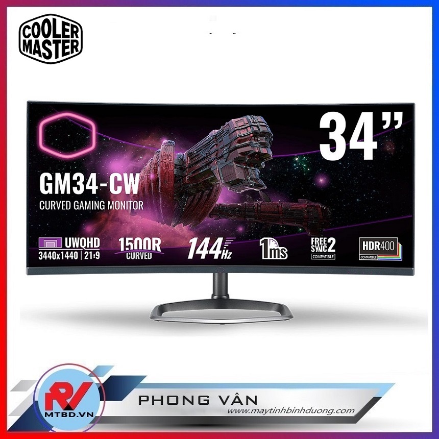 Màn hình Cooler Master GM34 CW2-US