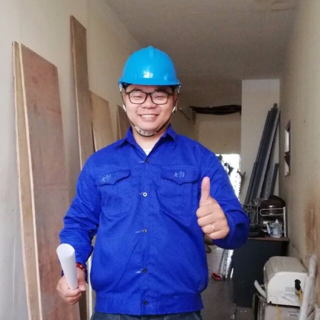 Quần áo bảo hộ lao động kaki màu xanh blue