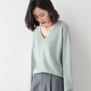 Áo len cổ tim 1609Al