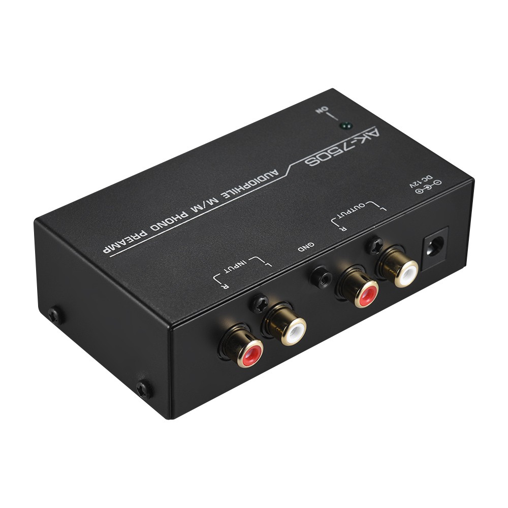 Ĩ Audiophile M/M Phono Preamp Preamplifier with Level Controls RCA Input & Output Interfaces