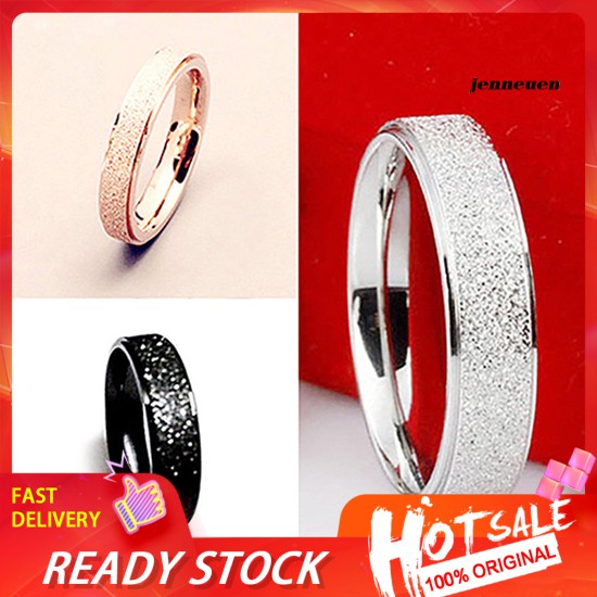 Nhẫn Cưới Bằng Thép Không Gỉ Kiểu Dáng Đơn Giản Dành Cho Cặp Đôi