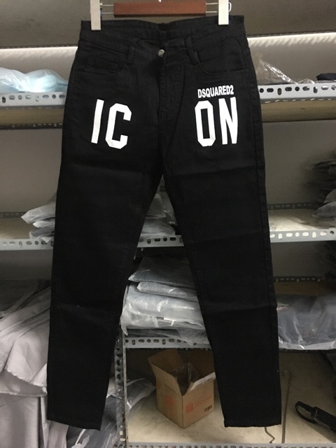 Quần jean nam chất bò rách gối co giãn cao cấp thêu logo mẫu mới nhất AHFASHION | BigBuy360 - bigbuy360.vn