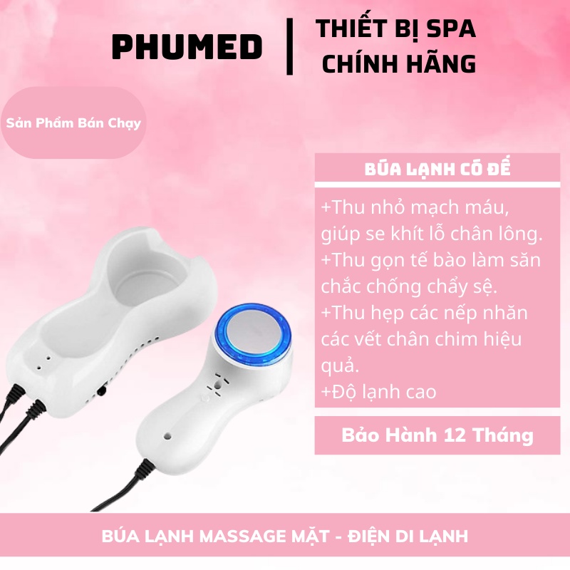 BÚA LẠNH MASSAGE MẶT - ĐIỆN DI LẠNH