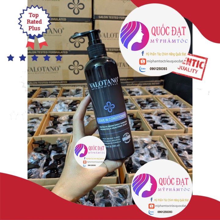 Dầu xả khô Valotano 260ml chính hãng 100%