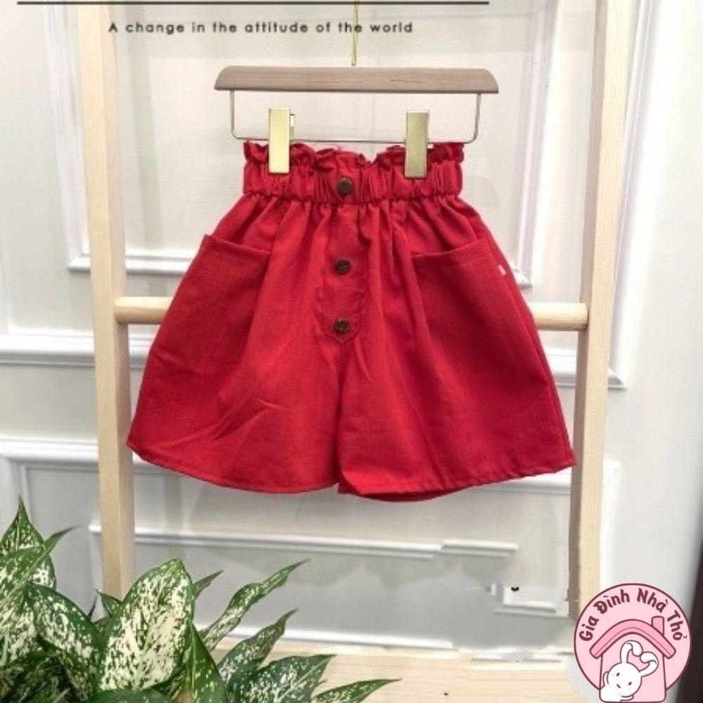 18-26kg Quần đùi sooc đũi cho bé gái size đại