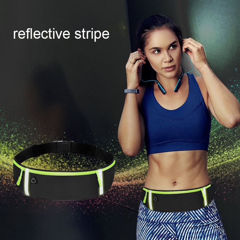 1Pc Men &amp; Women Waterproof Hold Water Bike Outdoor Sports Running Waist Bag Suitable For Gym, Yoga and Running