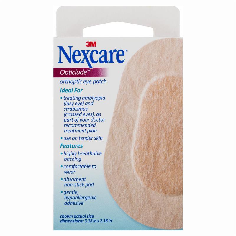 Hộp 20 miếng băng dán mắt 3M Nexcare Opticlude Orthoptic Eye Patch Regular Size 57mm x 82.5mm ducthanhauto