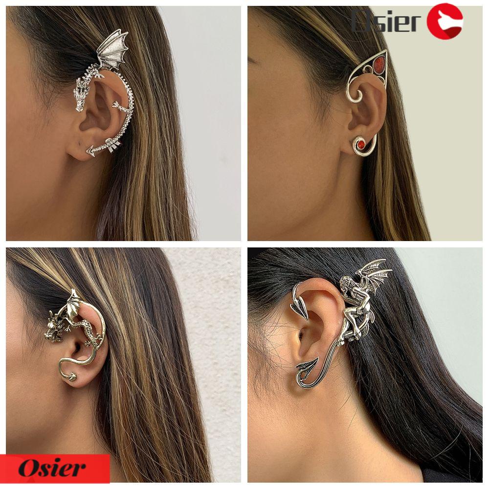 Khuyên Kẹp Tai Elf Phong Cách Punk Gothic Punk Hình Tiên Nữ Phong Cách Punk Rock 1 Cái