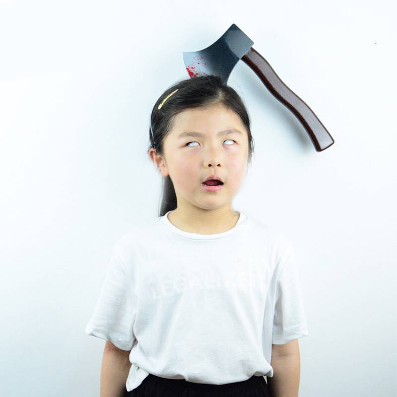 Kira Băng Đô Cài Tóc Hình Ma Có Dao Máu Vui Nhộn Trang Trí Halloween