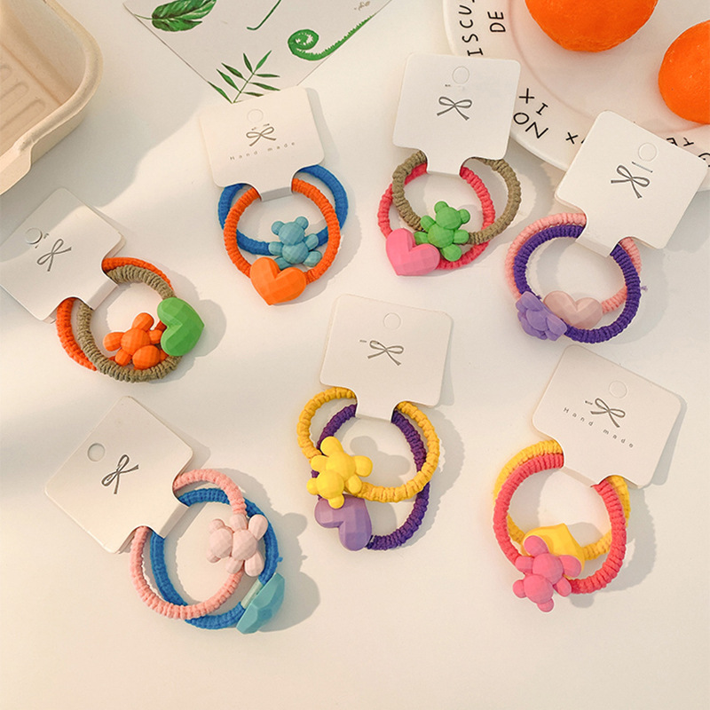 Set 2 Dây Buộc Tóc Xinh Xắn Dành Cho Nữ