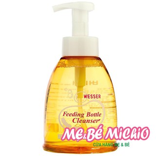 Nước rửa bình sữa wesser 500ml - nước rửa bình sữa cho bé