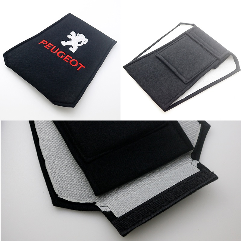1 Vỏ Gối Tựa Đầu Xe Hơi In Logo Peugeot 308 206 207 408 508 RCZ 208 3008 2008 4008