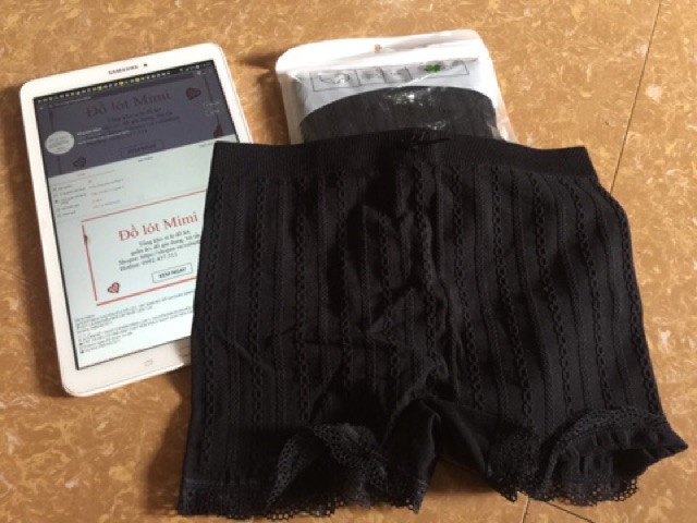 VẢI XỊN - Quần cotton mặc trong váy dệt gân cao cấp, co dãn 4 chiều | BigBuy360 - bigbuy360.vn