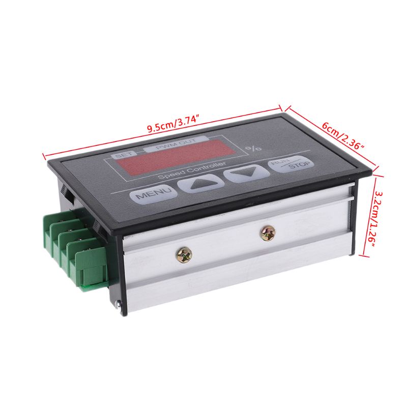 ✿ Bộ Điều Khiển Tốc Độ Động Cơ 6-60V PWM DC Với Màn Hình Kỹ Thuật Số