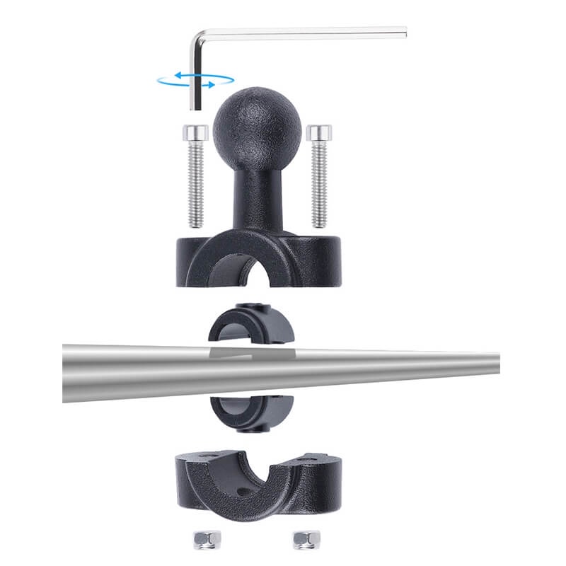 PAT GẮN INSTA360 – GOPRO LÊN THÂN KÍNH XE MÁY / GHẾ Ô TÔ