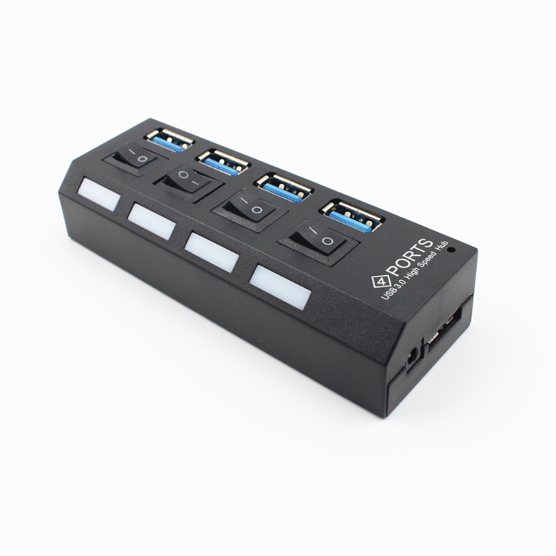 Bộ Chia 4 Cổng USB Shas 3 0 2 0 Kèm Công Tắc Tiện Dụng