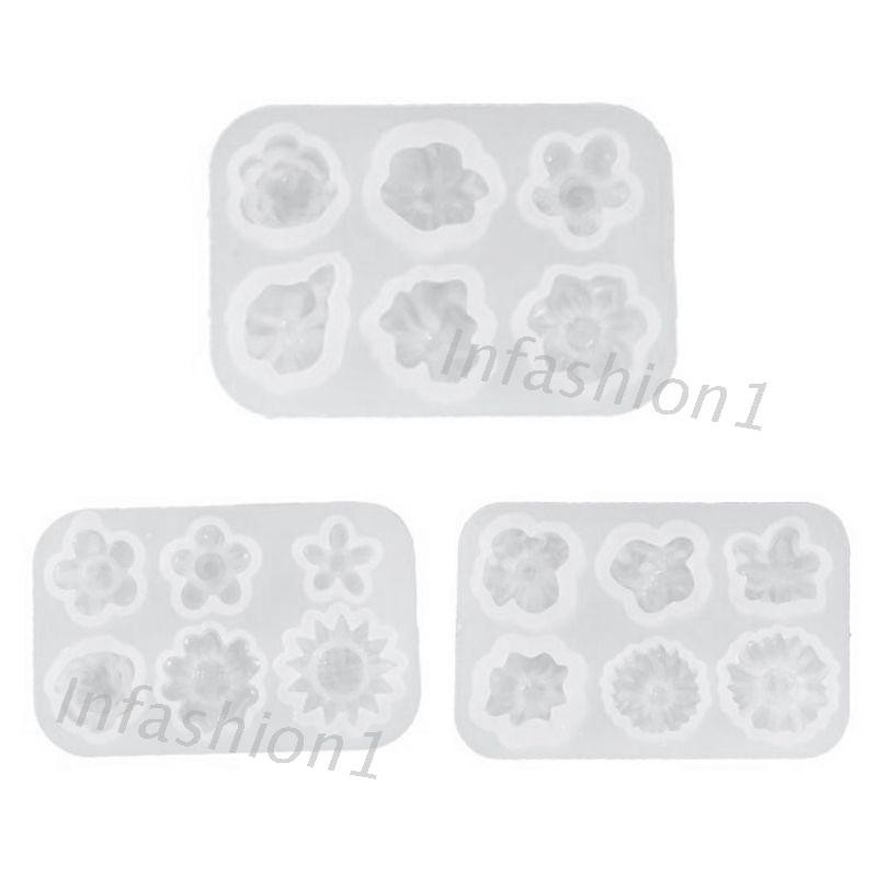 Khuôn Silicone Tạo Hình Bông Hoa Trang Trí Diy