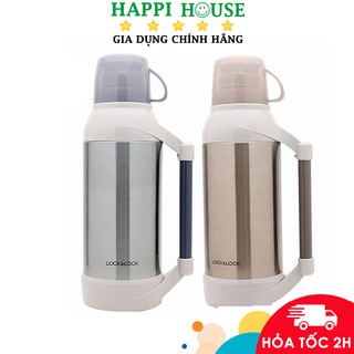 Bình Thủy Giữ Nhiệt Lock&Lock 2 Lít, 3.2 Lít  - Hàng Chính Hãng, Ruột Bằng Thủy Tinh Cao Cấp - Happi House