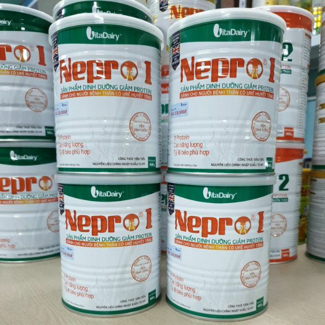 Combo 5 lon Sữa Nepro 1 400g (dành cho người bệnh thận) Date 2022