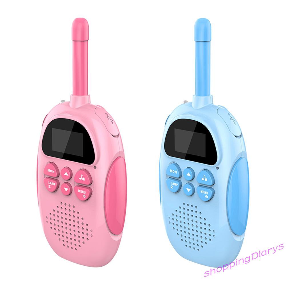 ✤Sh✤2pcs Walkie Talkie Kids Walkie-talkies 22 Channels 2 Way Wireless Radio Toy