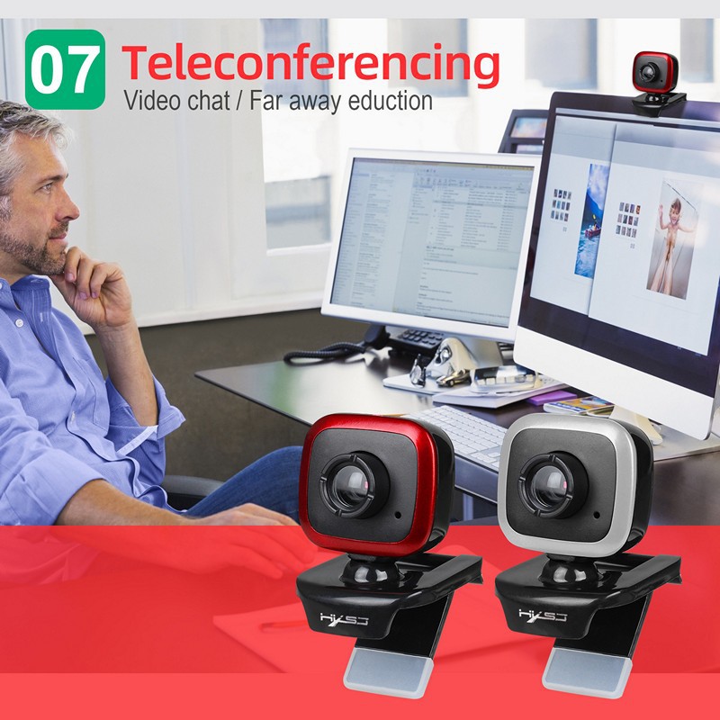 Webcam HXSJ A849 Silver cho máy tính