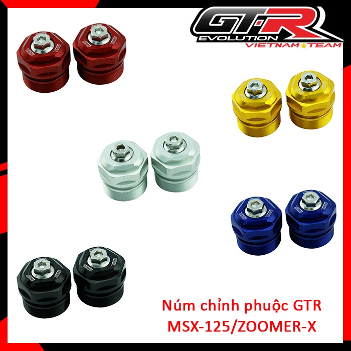 [Chính hãng] Núm chỉnh phuộc GTR MSX ZOOMER-X