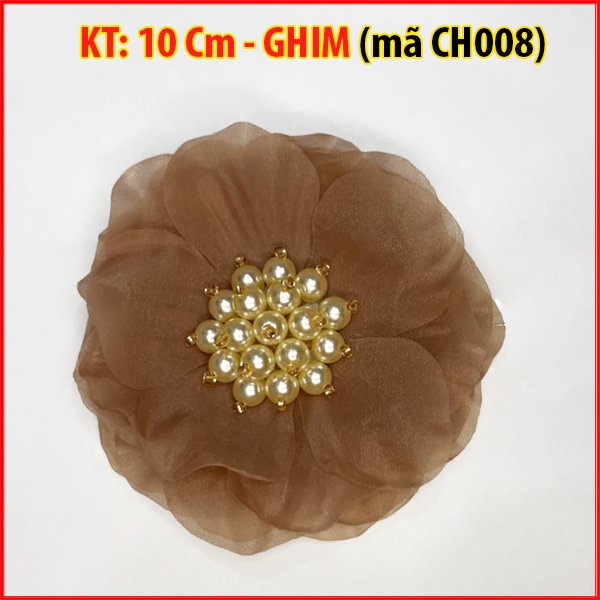 SHOPPRO - PHỤ KIỆN DÀNH CHO NỮ - Tag Hoa Cài Áo Váy Handmade Có Ghim Và Trâm Cài CH008