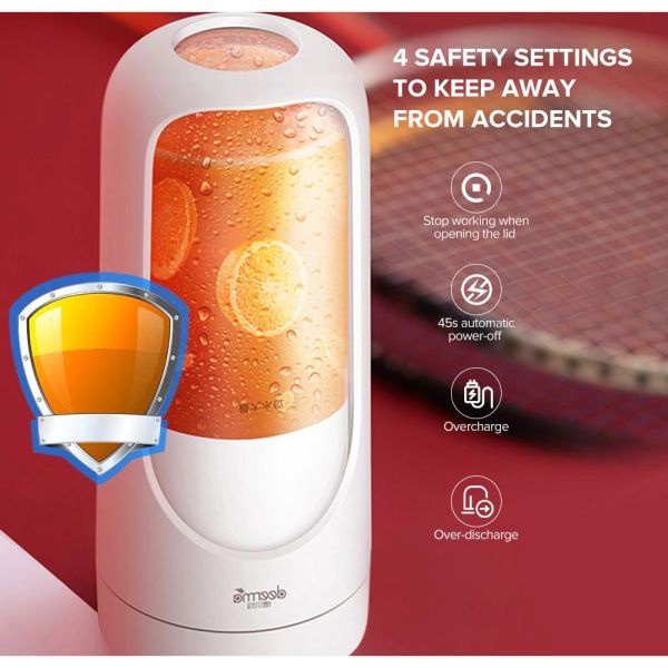 Máy xay sinh tố cầm tay không dây Deerma DEM-NU30 pin sạc tiện lợi - Hàng Chính Hãng