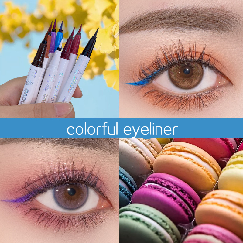 (Hàng Mới Về) Bút Kẻ Mắt Novo Dạng Lỏng Chống Thấm Nước Mềm Mượt Nhiều Màu Sắc | BigBuy360 - bigbuy360.vn